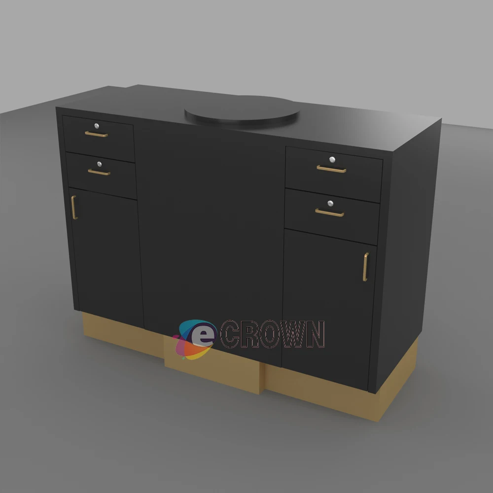 20+ Years Shenzhen Manufacturer High End Mdf Metal Beauty Dressing Kiosk Design Odm Men Suit Briefcase Display showcase ODM