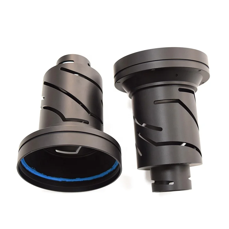 7075-T6 duralumin 5axis CNC machined customization machinery link part with black anodization printer accessories