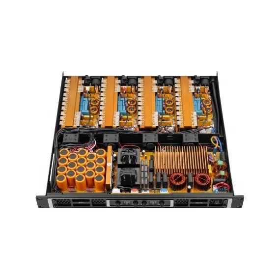 bluetooth Wall Amplifier 4channel 13000watts 2ohm 1u Class Td Professional Power Audio