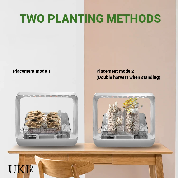 Custom logo  indoor grow box Smart garden grow light mushroom growing kit with 24W