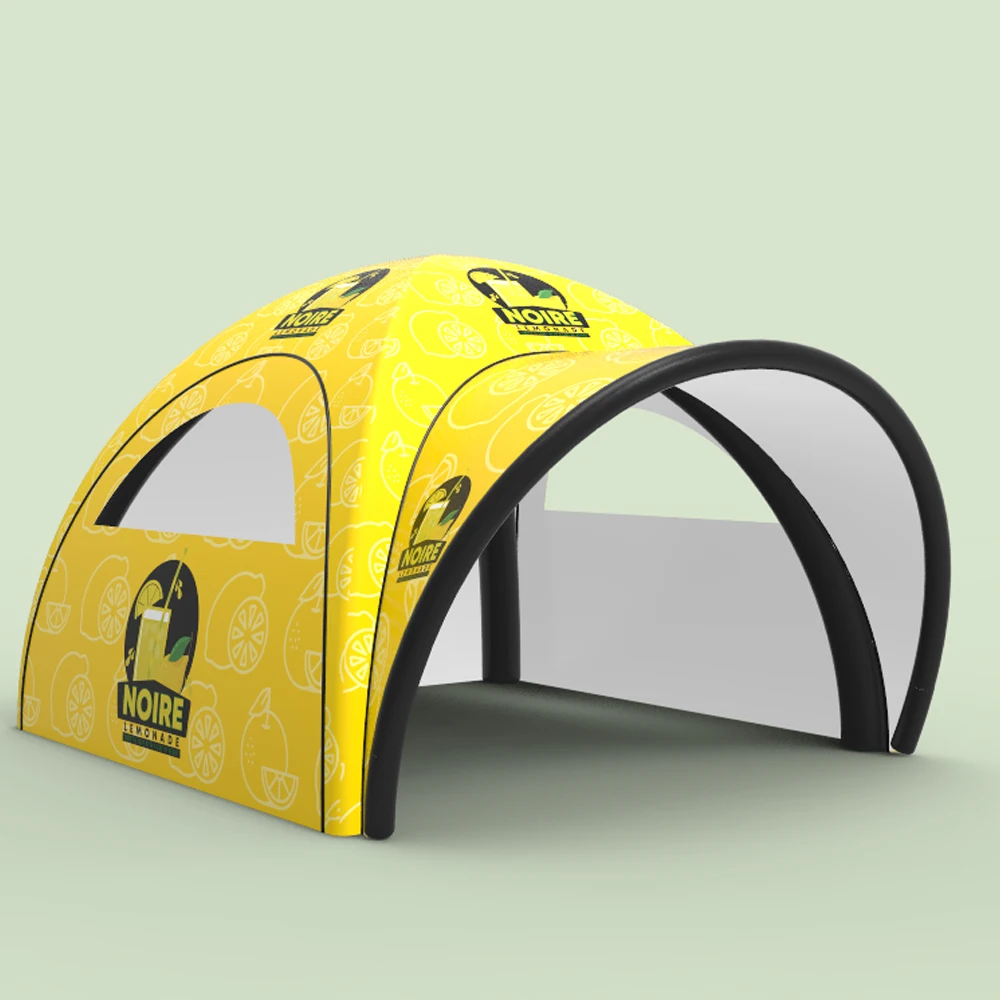 portable 3m, 4m, 5m, 6m car shade umbrella tent custom branding inflate canopy easy set up advertising pop up tents for event