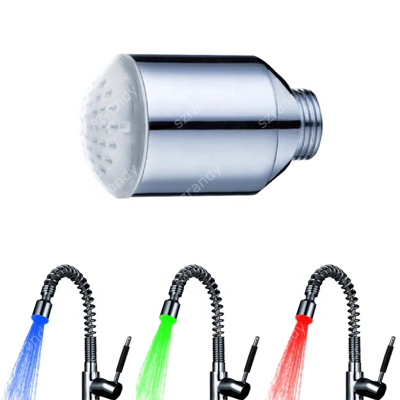 Single Red Color Water Glow LED New design Basin Tap