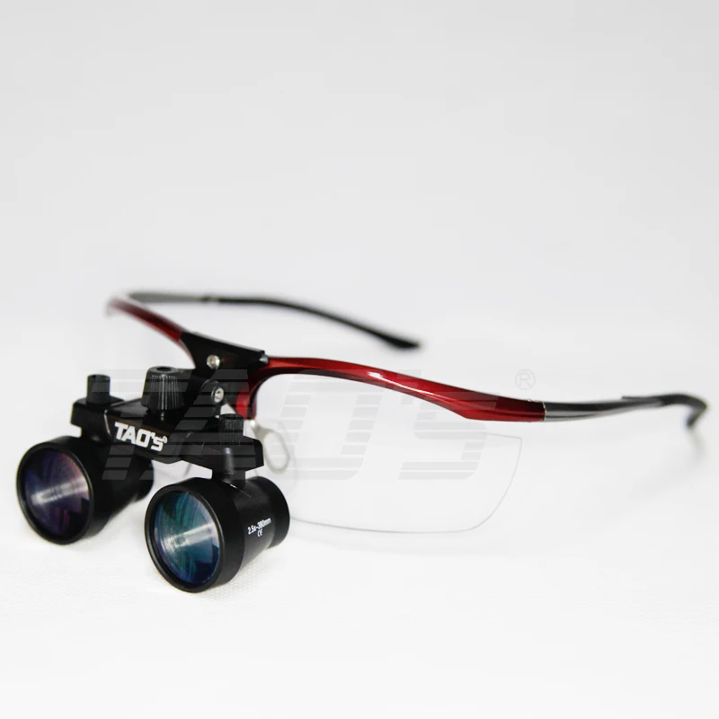 Galilean NS2.5x  magnifiers dental surgical loupes medical instrument optical glass P2 Black