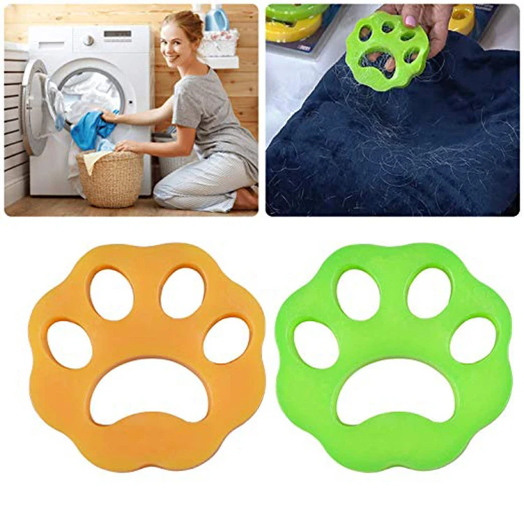 W29 Washing Machine Hair Catcher Pet Fur Catcher Reusable Cleaning Silicone Hair Removal Ball for laundry