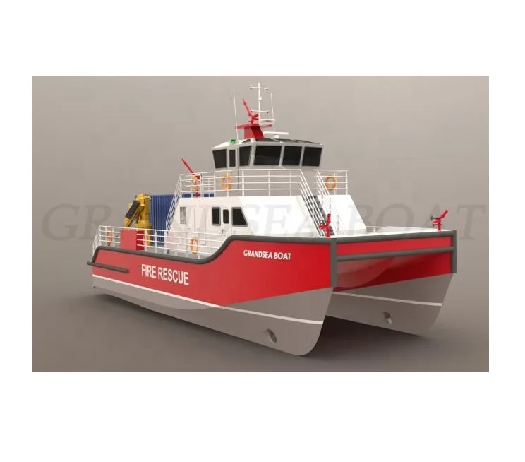 Алюминиевая лодка Grandsea 70ft для пожарной перевозки катамарана, производитель Китай