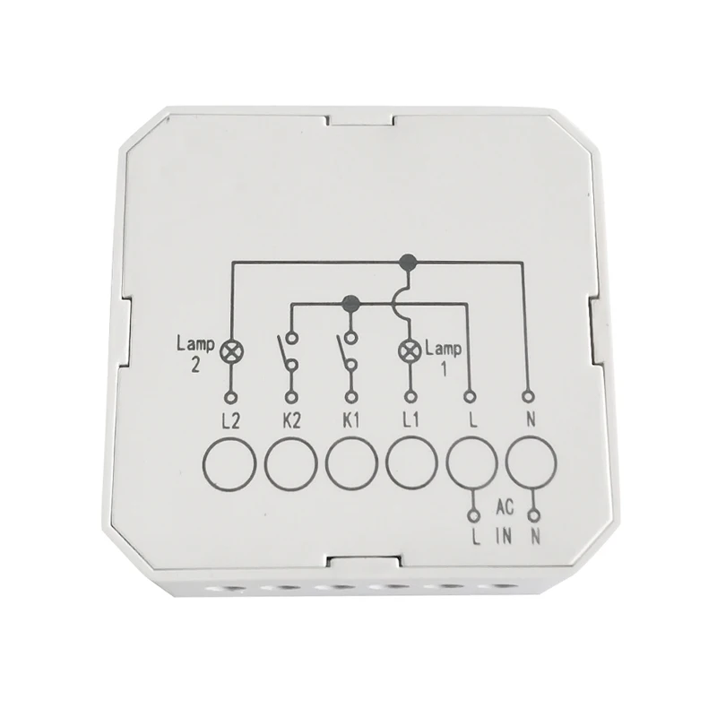 1/2 Way Wifi Smart Light Switch Diy Breaker Automation Module Smart Life APP Remote Control Works