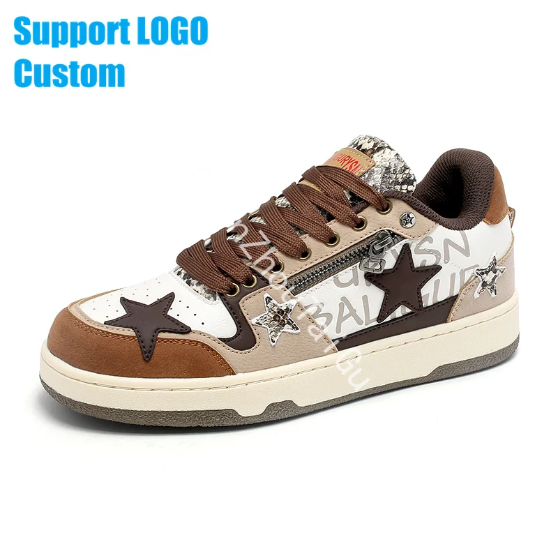 OEM& ODM Mens White Casual Shoes Low Top Canvas Sneakers Lace Up Casual Shoes Black Fashion Walking custom Shoes for Men