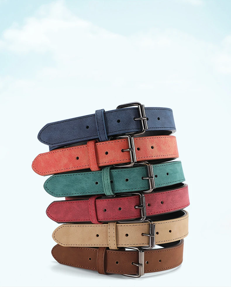 Manufacturer wholesale custom logo adjustable leather dog collar