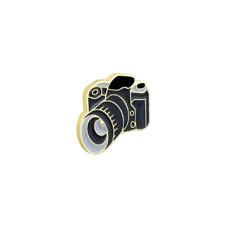 Manufacturer Customizable Cute Fashion Game Console TV Radio Soft Enamel Lapel Pin Badge Custom Camera Hard Enamel Pin