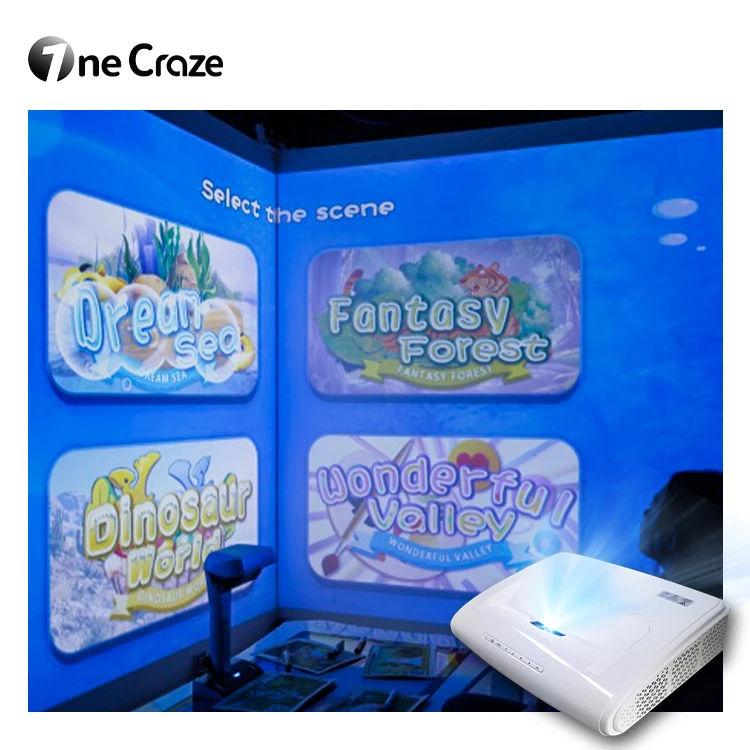 Interactive Projector Games 3d Immersive Indoor Magic Painting Projection for Children