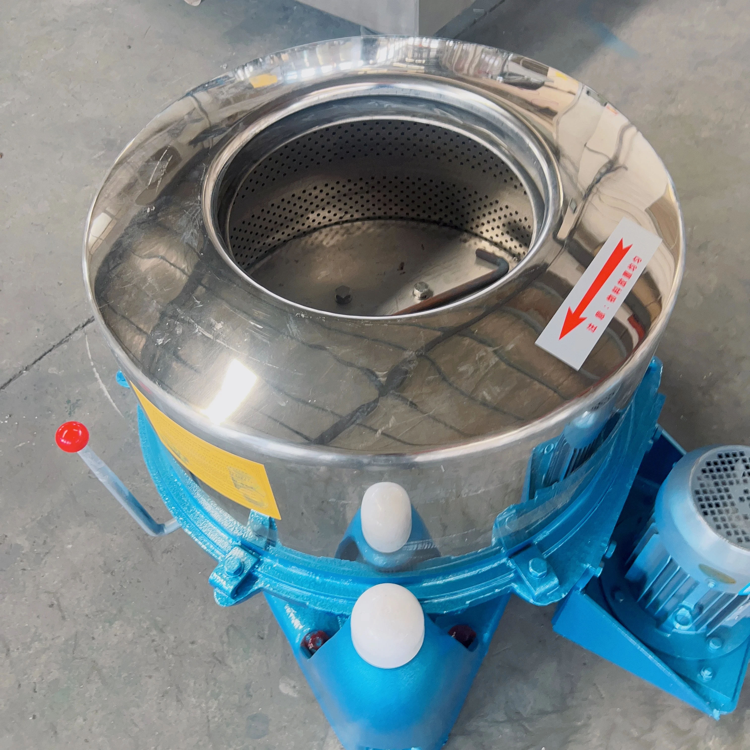 Wholesale Customization 220kg Flat Bottom Stainless Steel Industrial Dehydrator Machine with Three-legged