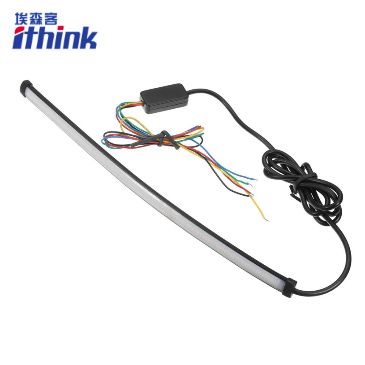 30cm 108LED 3W Motorcycle Sequential Switchback Flowing LED Tail Brake Turn Signal Strip Motorcycle Lights Motorcycle Tail Light