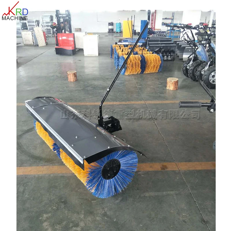 1.1m Small Hand Push Snow Removal Machine Full Gear Snow Throwing Snowplow for Home Property Shed Core Component Engine