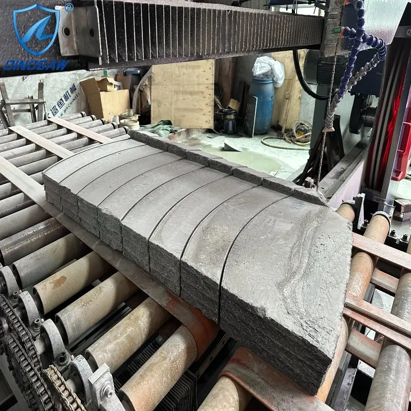 cnc decoration road S-Shape artificial Plaza parking stone cutting wire saw machine for Municipal Works