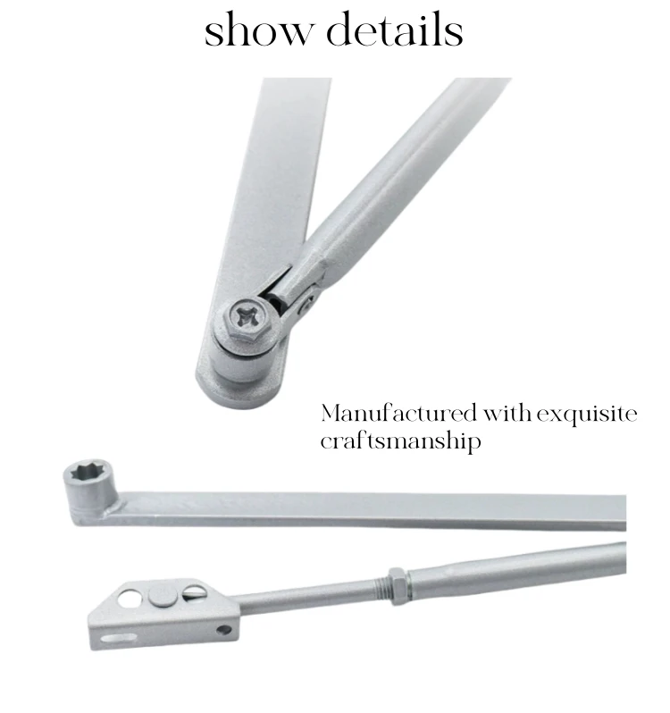 Automatic Concealed Door Closer with Aluminum Hinges Aluminum Door Closer Closer