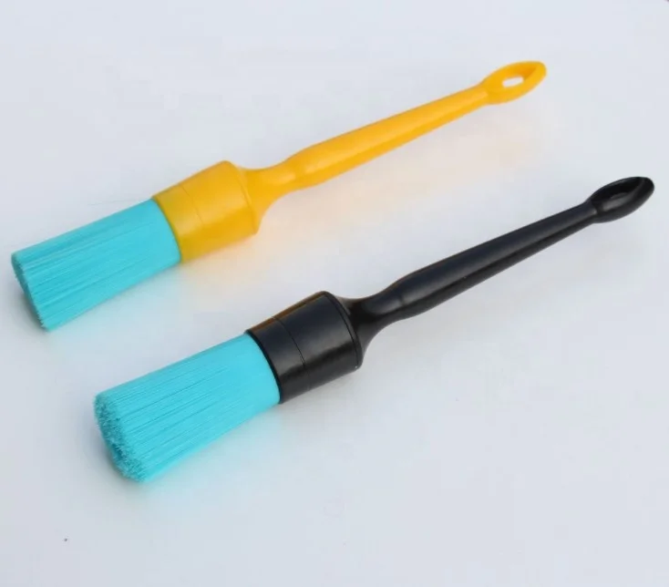 pack 5 piece car rim wheel detailing brush kit for interior and outer use