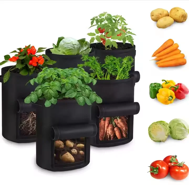 Tomato vegetable growing bag Felt non-woven potatoes 8-inch mushroom growing bag