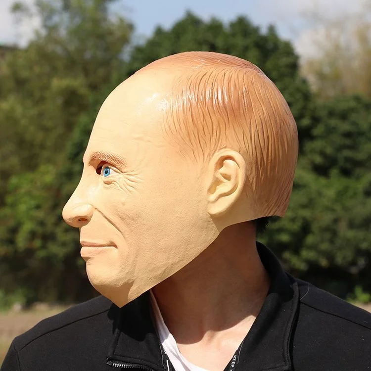 ISO 9001 Factory Realistic Old Man Mask Male Face Carnival Party Mask Funny Disguised President Costume Mask