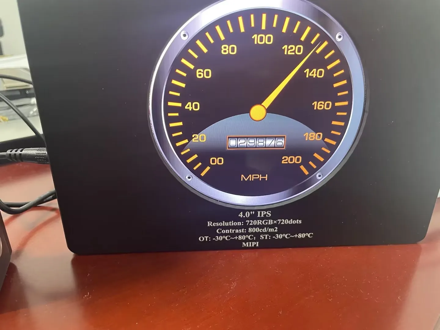 4 Inch Motorcycle Meter TFT-LCD Display Panel LCD Display Circular LCD Display