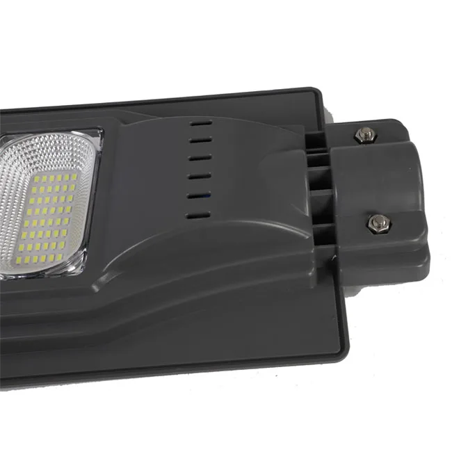 Energy saving all in one solar security light motion sensor outdoor led lamp with super pole