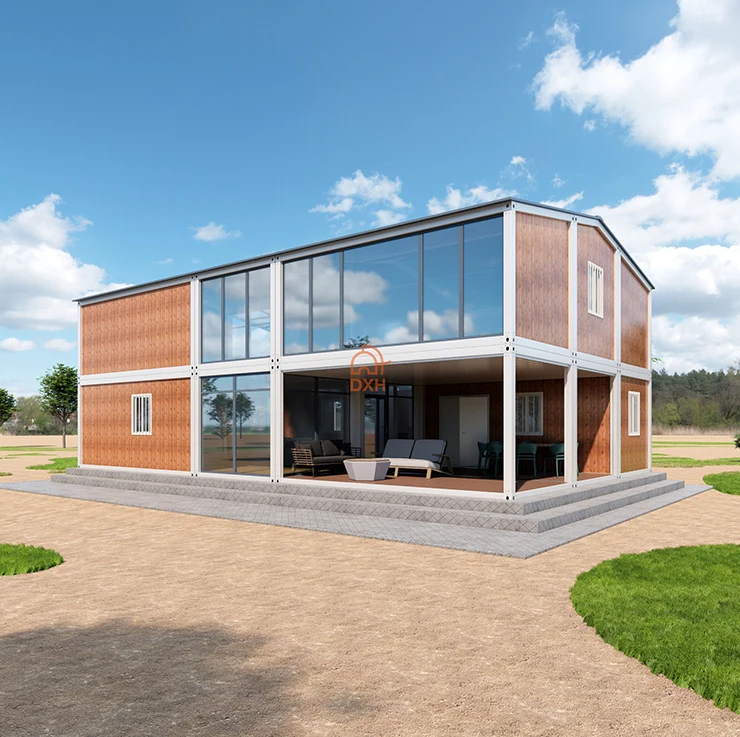 20ft 30ft 40ft container house flat pack luxury prefabricated two-story 3 in 1 home cheap price for malaysia