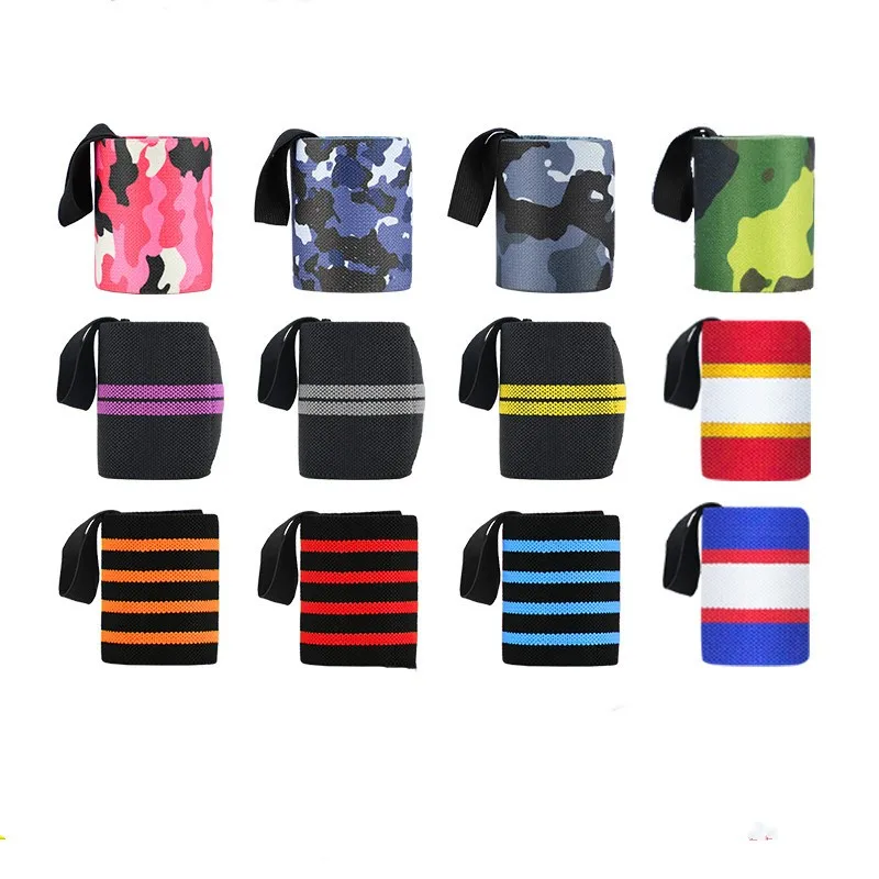 weight lifting elastic adjustable compression breathable wrist support/wrist brace/wrist bandage