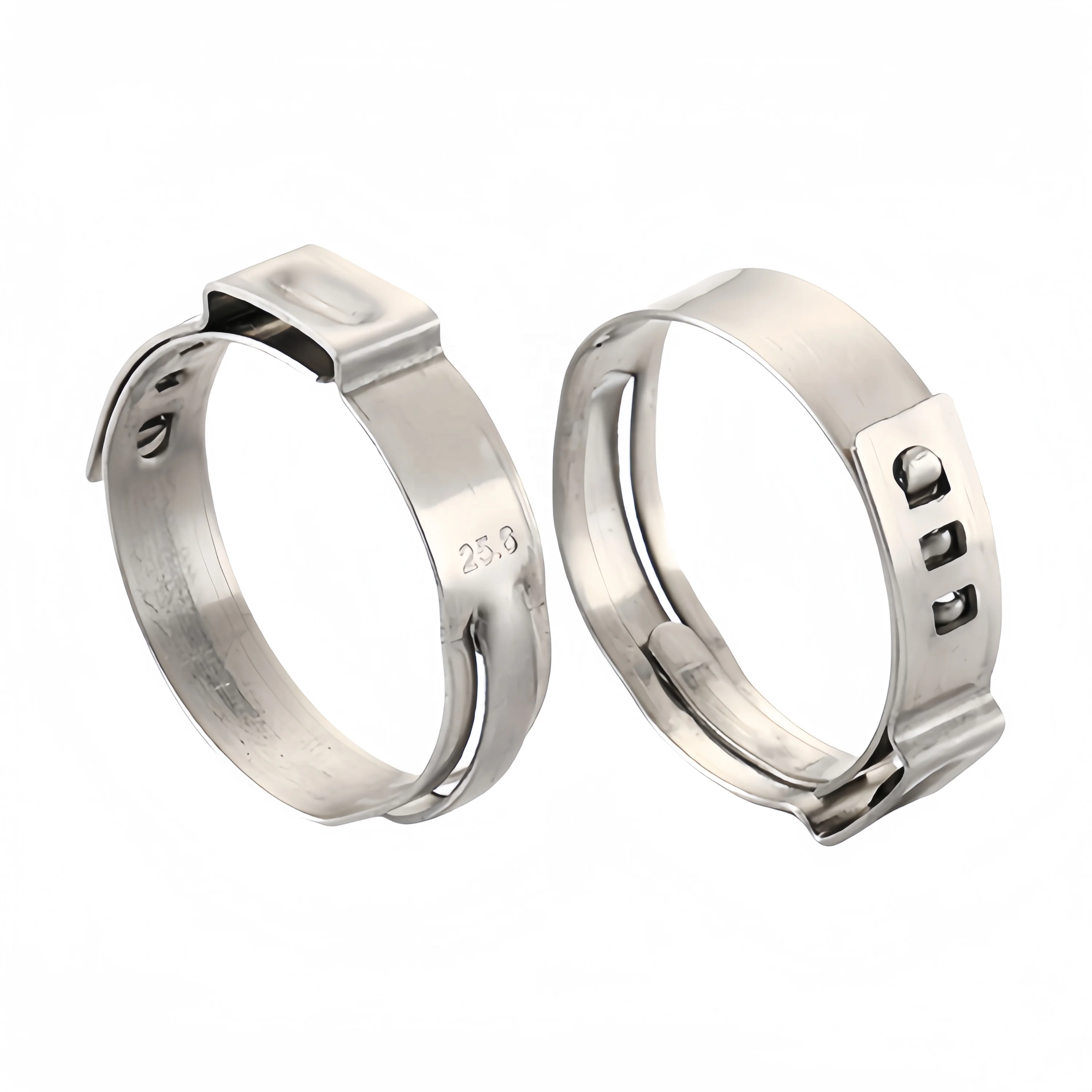 Factory direct sales good quality stainless steel galvanized iron ear hose clamp