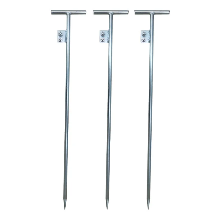 Оцинкованный электрод заземления, свая заземления с защитой от молнии, молниевой стержень