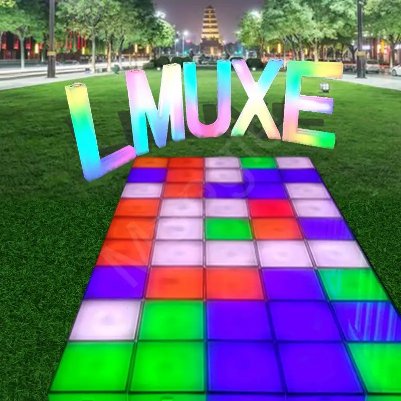 China factory made custom night club dance floor lights dance floor for wedding disco night club