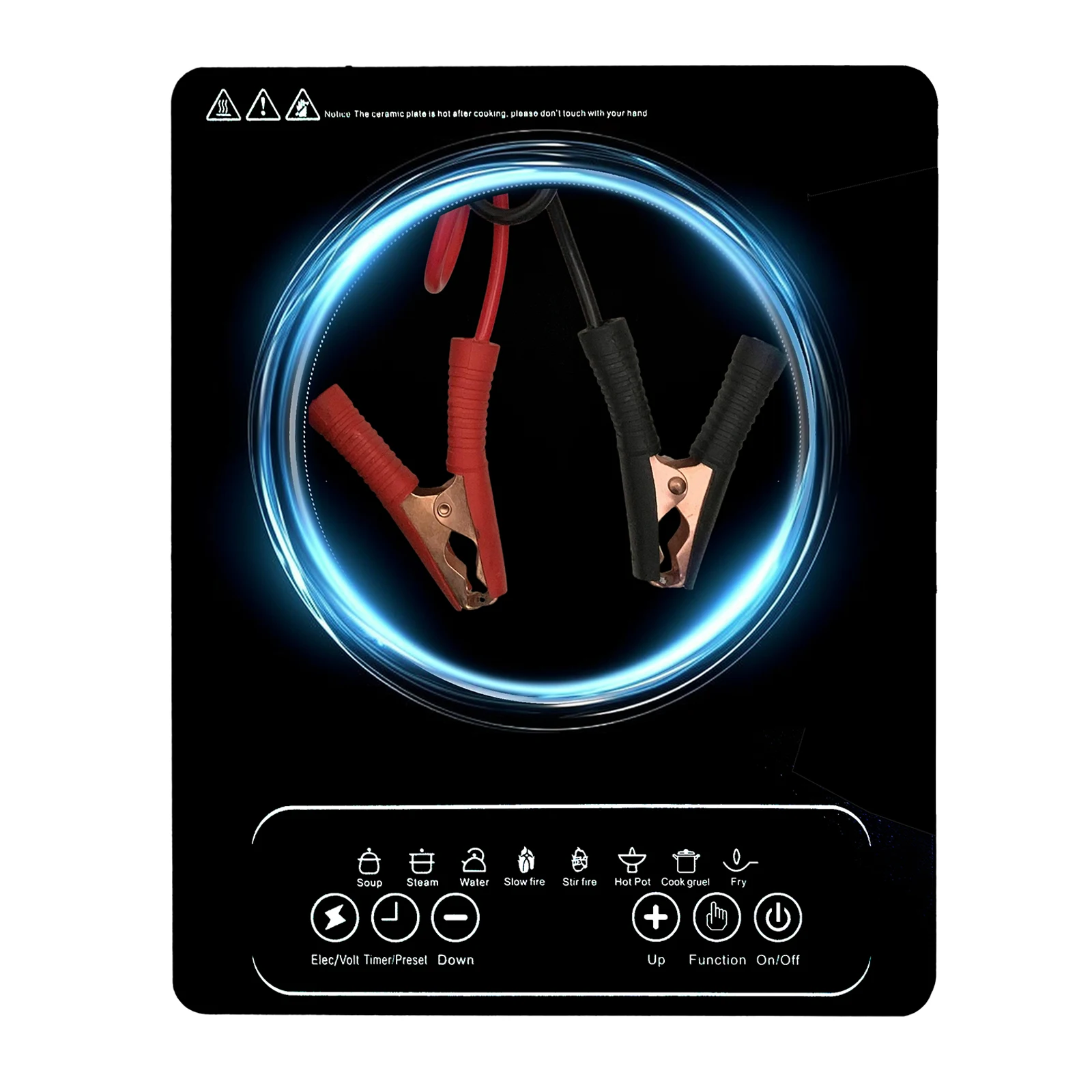 Ready stock factory direct sales Latest product DC 24 V-48 V photovoltaic solar power mobile DC PSU induction cooker