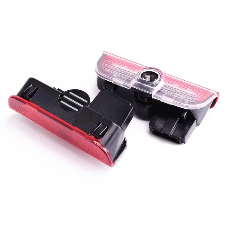 Car Door Warning Lights Alarm Parking Welcome Light With Logo Projection Lamp For PASSAT B6 B7 Golf 5 6 MK6 7 MK7 Tiguan Sharan