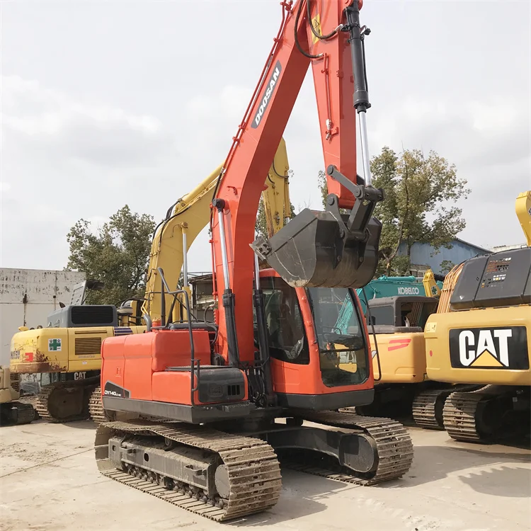 Made in Korea  earth-moving machinery 14 ton used doosan dx 140 dx140 dx140-9 excavator for sale