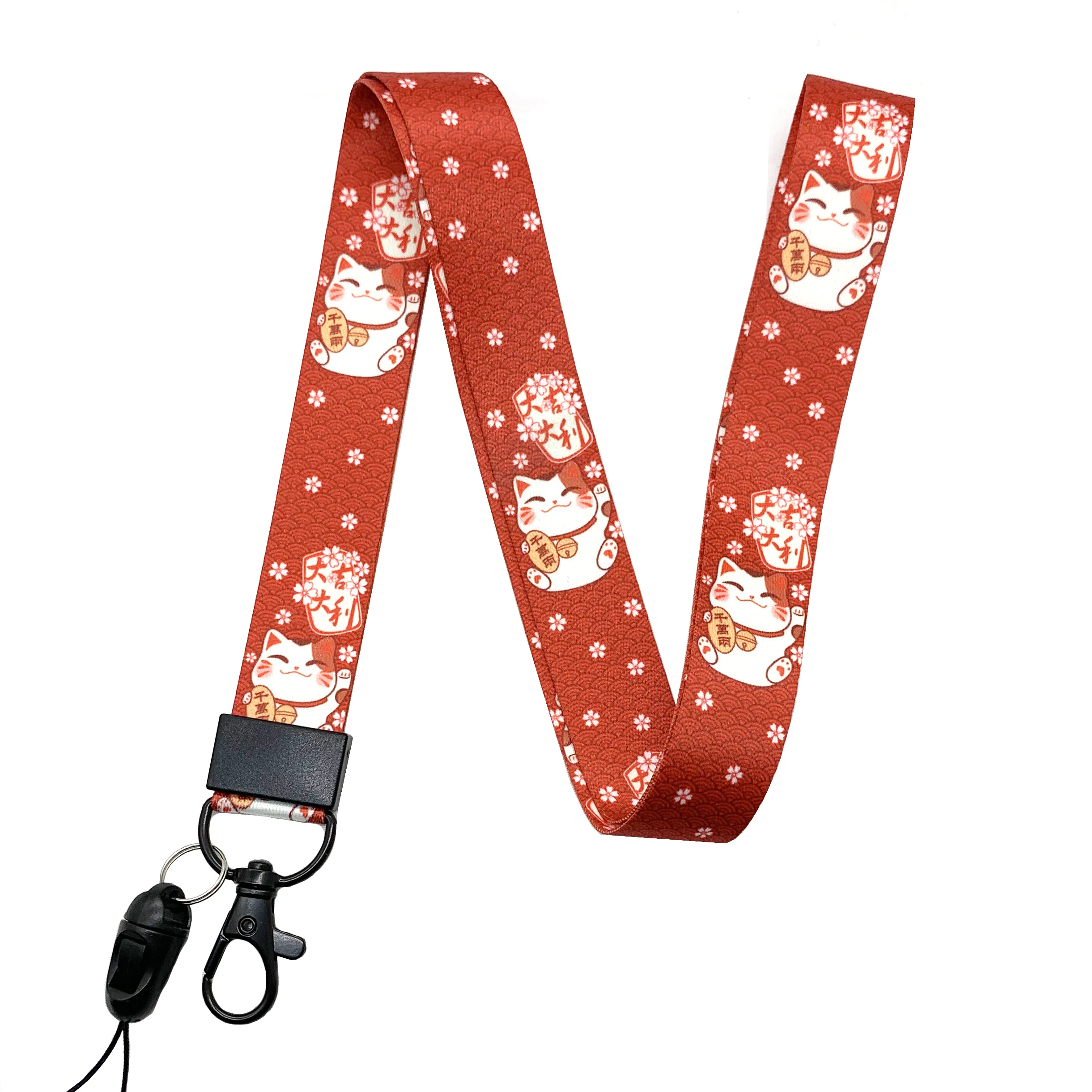 no moq Printed Polyester Lanyard Custom sublimation lanyard