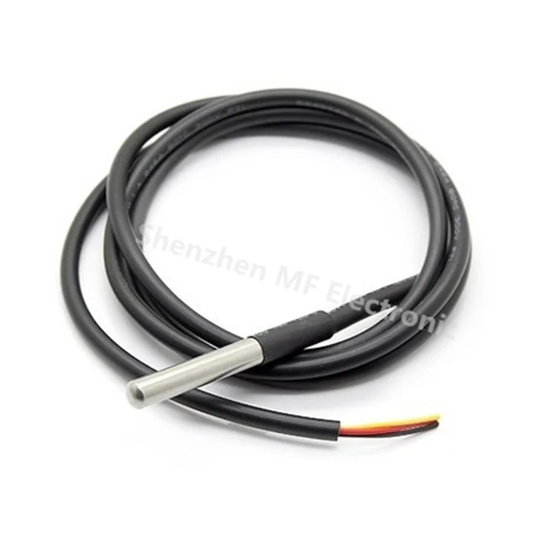 Good Price IoT Digital DS18B20 Temperature Sensor Waterproof Rust-proof Moisture-proof  3V~5.5V With 304 Stainless Steel Casing