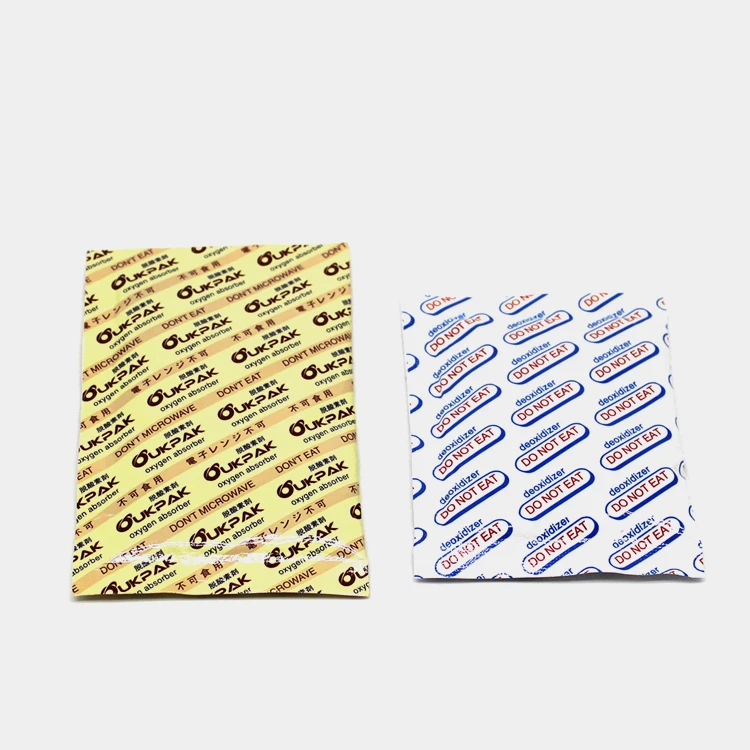 Factory price large spec food grade 500cc deoxidizer  oxygen absorber used for rice
