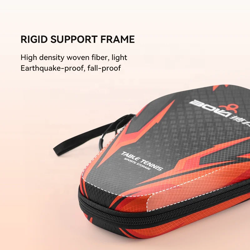 Boli New Design Waterproof Table Tennis Racket Hard Bag Covers For 2 Racket