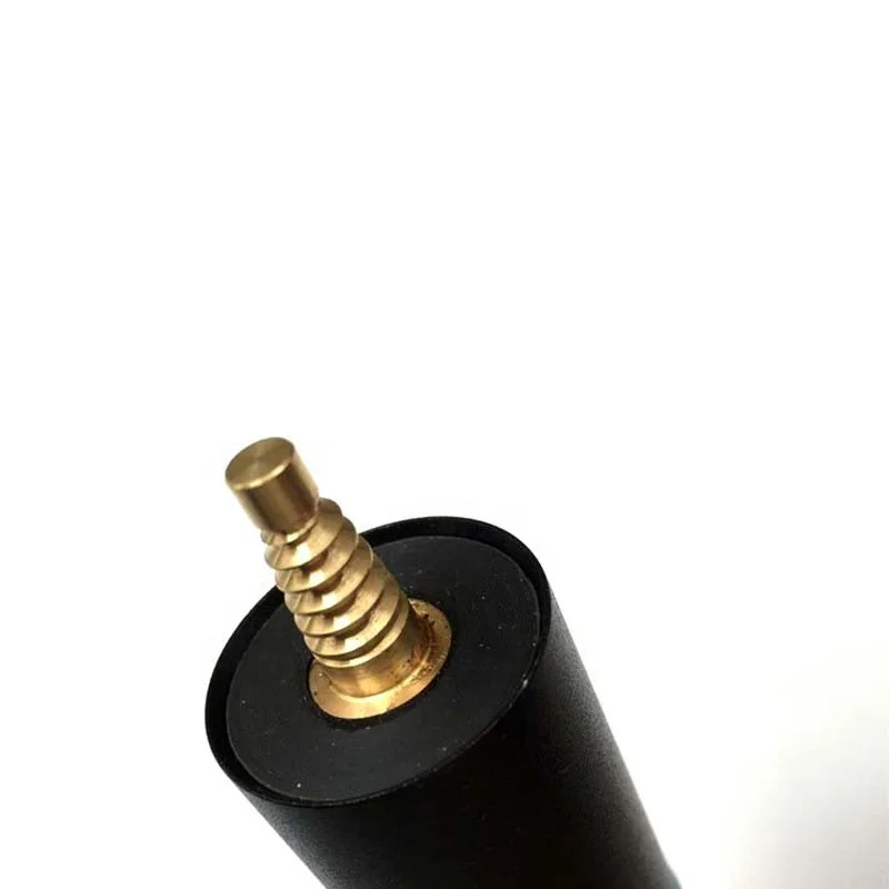 xmlivet very cheap 15cm/6 inch Black Plastic Snooker cue extensions for Omin screw joint for snooker cues China
