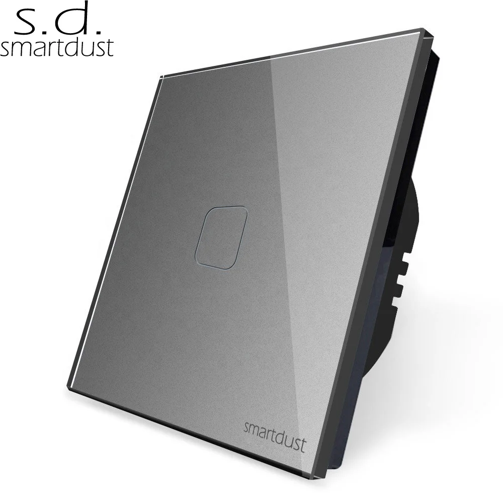 Smartdust Alexa Google Home Voice Remote Control Tuya eWelink APP 32A Big Power Glass Touch Wall Electric Wifi Heater AC Switch