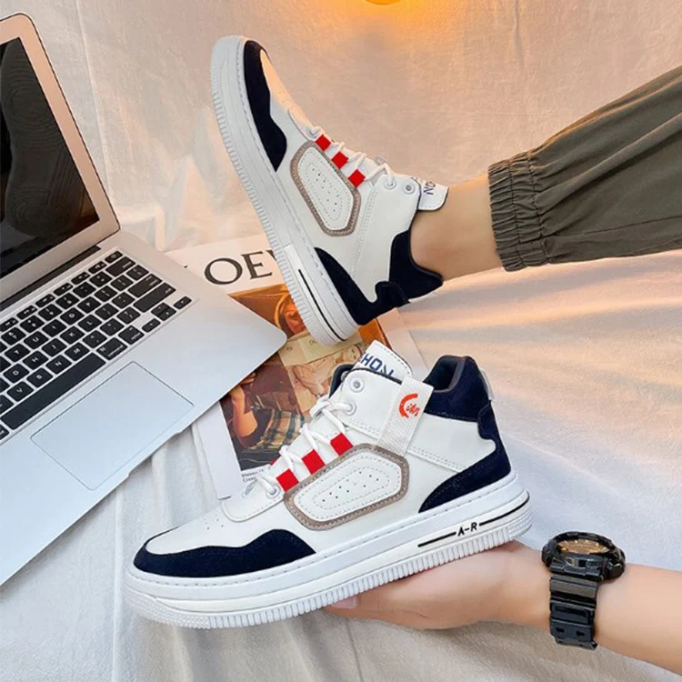 Wholesale New Type Stocked Customized Casual Sport Grey Color Men Shoes Sneaker