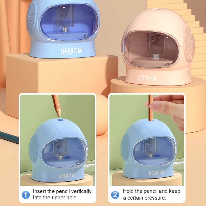 Батарея и Usb электрическая точилка для карандашей, на возраст от 6 до 8 мм инновационный робот точилка для карандашей для детей канцелярские товары могут быть настроены