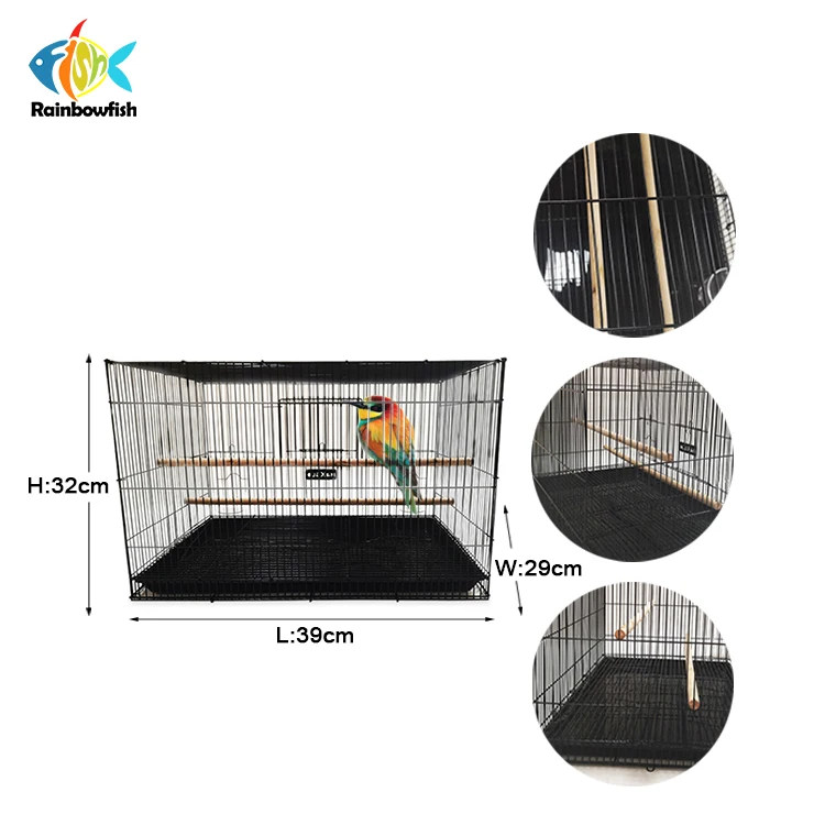 
bird cage mesh square cage importer hot purchasing thick wire mesh blue foldable wood material plastic panels 