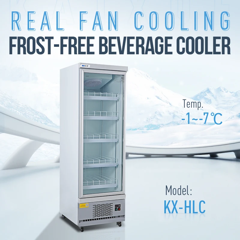 Pepsi Beverage Refrigerator With Glass Door Commercial Beverage Freezer Refrigeration Equipment
