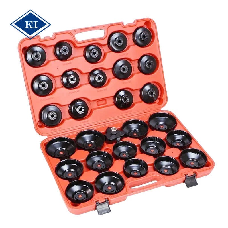 30pcs Cap Cup Type Oil Filter Remover Aluminum Steel Wrench Tool for Automobile Repair Oil Filter Wrench