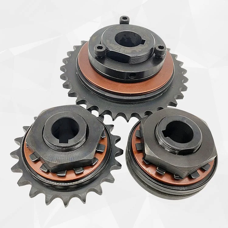 Friction Torque Limiter Shaft Coupling TC14-15 Flexible Roller Chain Shaft  for Machine Tool Transmission Device