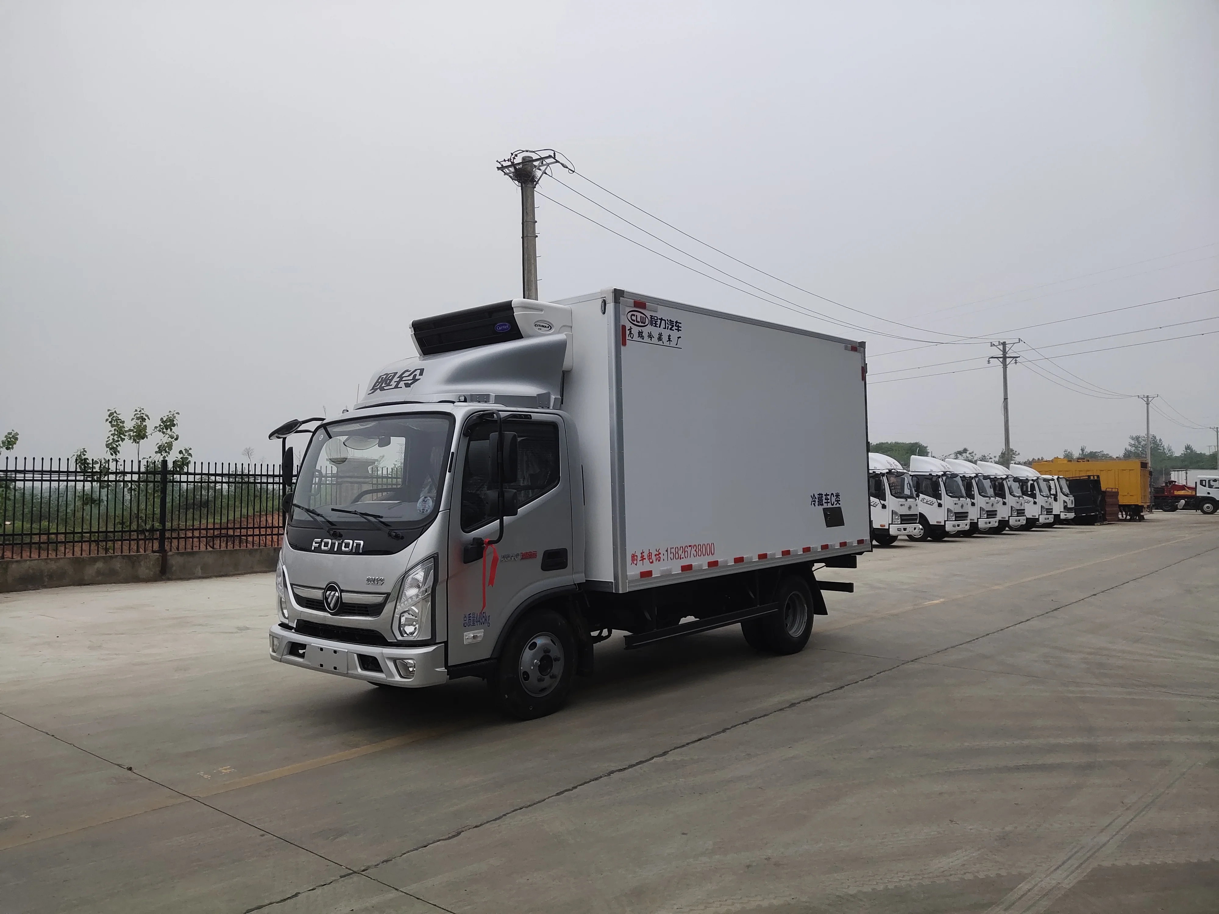 Most New Foton Mini Truck Diesel Fuel 4x2 Drive Manual Transmission AC Frozen