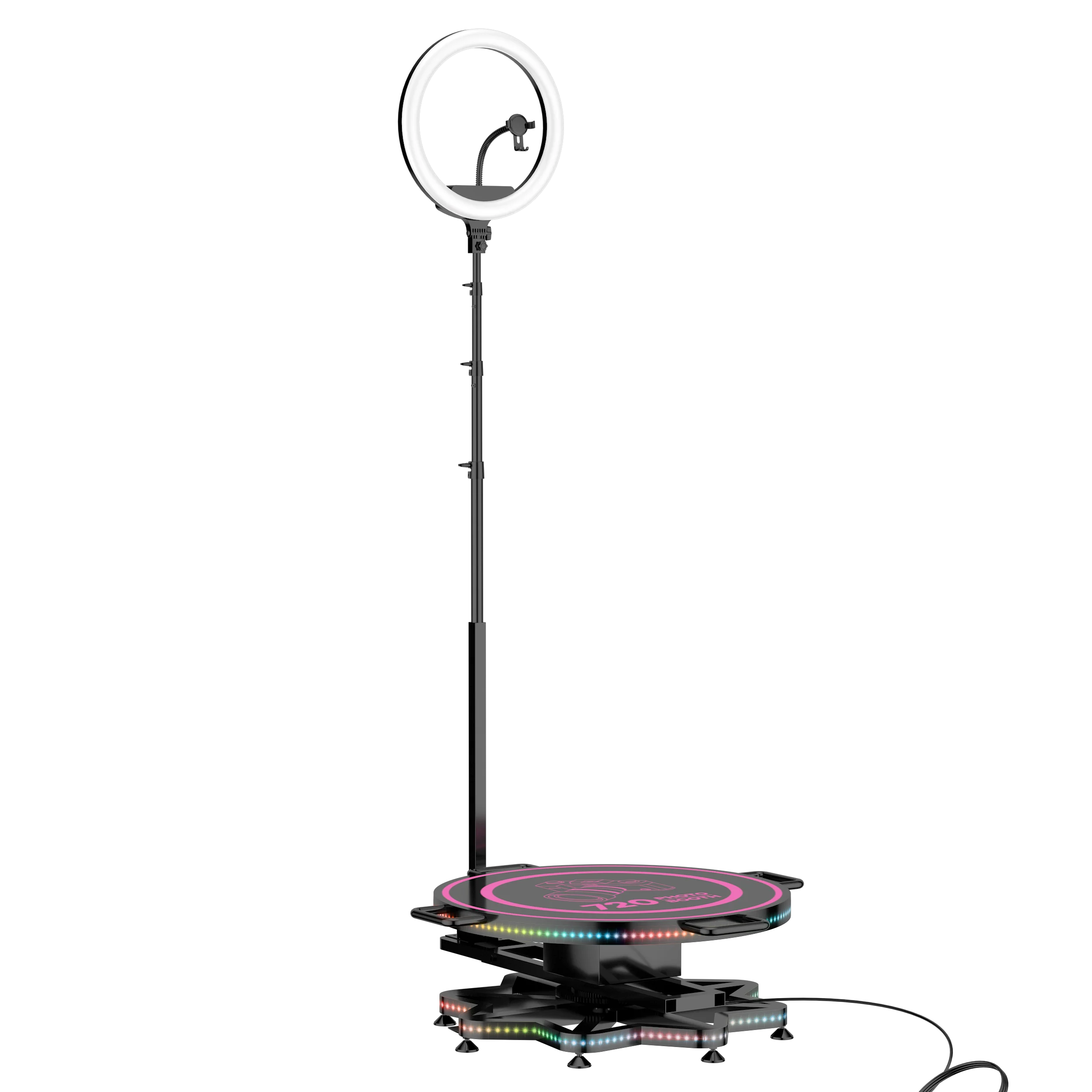 kid 360 photo booth video booth,furmores 2022 new selfie photo booth 360 photobooth automatic,manual 360 photo booth with camera