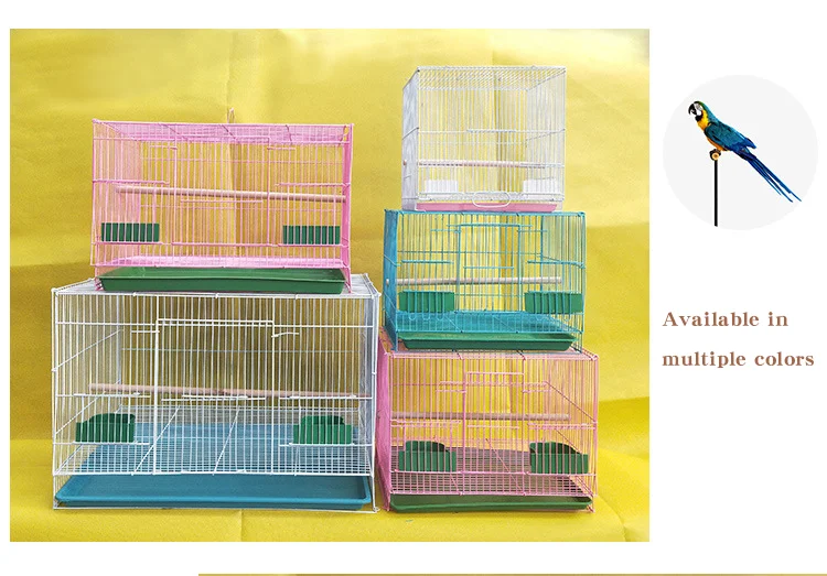 Factory Wholesale foldable large wire pet bird parrot big breeding cage 2021