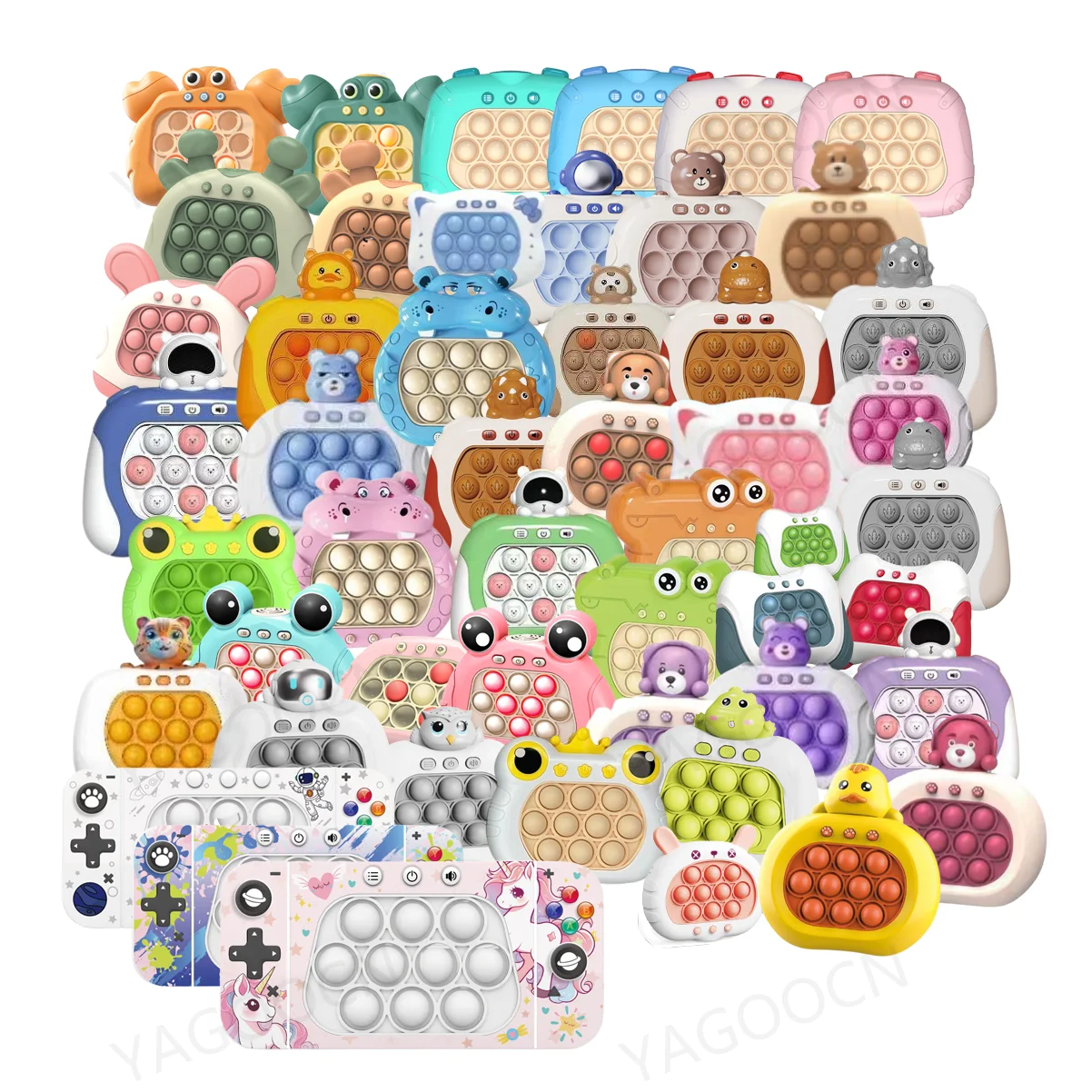 Game push pop game machine quick press bubble fidget Quick Push Console with Instant Sound Feedback