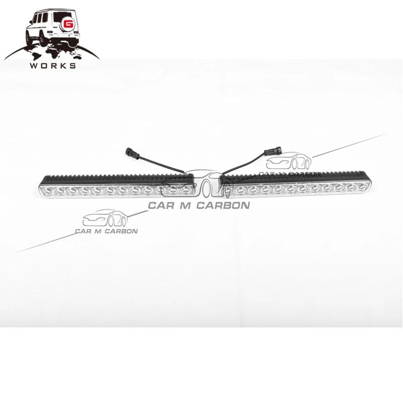 Good price!G-class 1990-2018y Roof Spoiler with LED For W463 G63 G65 G500 Style Front Spoiler Auto Car Parts Bodykit Roof Light