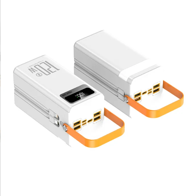 120 Вт 60000 мАч телефон power bank кемпинг открытый с фонариком 160000 50000 ручкой Портативный